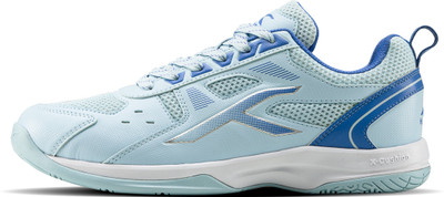 Hundred Badminton Shoes For Men(Blue, Dark Blue , 9)