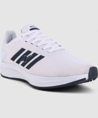 Sparx SM 676 Running Shoes For Men(White, Black , 8)