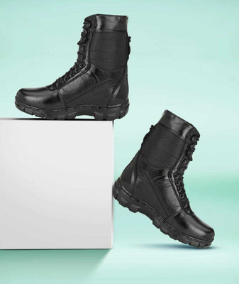 Fonicy Boots For Men(Black , 8)