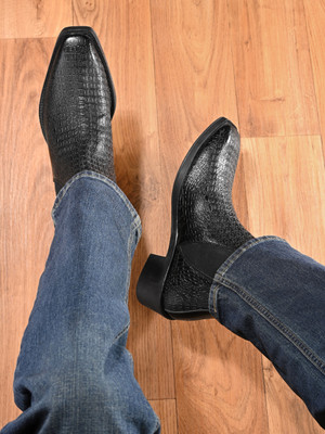 Roadster Boots For Men(Black , 9)