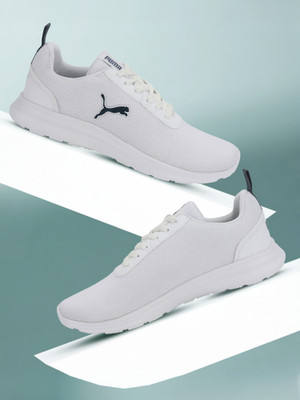PUMA Bridge Comfort Running Shoes For Men(White , 8)