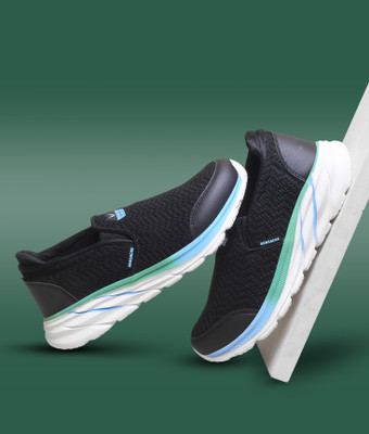 BERSACHE Sneaker, Loafers ,Casual With Extra Comfort Loafers For Men(Black , 9)