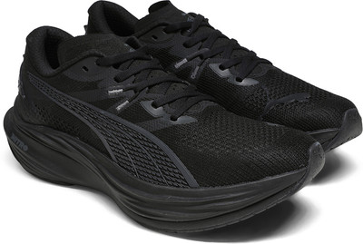 PUMA Deviate NITRO 3 WIDE Running Shoes For Men(Black , 10)