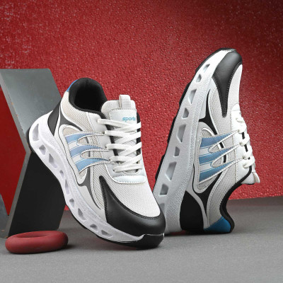 LAXYASH WHITE SHOES PREMIUM QUALITY SNEAKERS Sneakers For Men(White, Black , 6)