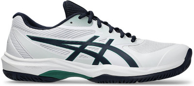 Asics GAME FF Tennis Shoes For Men(White , 8)