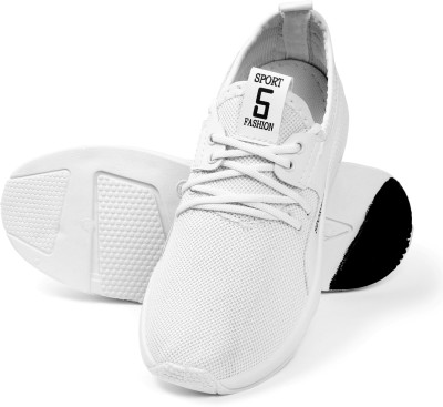 Jut Fire Comfortable Shoes||Sports shoes||Running shoes||Walking shoes Walking Shoes For Men(White , 10)