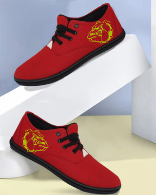 KANEGGYE CASUALS FOR MEN & KIDS Casuals For Men(Red, Olive , 9)