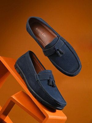KILLER KL50006 Lightweight Comfort Extra Soft Summer Trendy Premium Stylish Loafers For Men(Blue , 8)