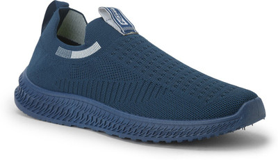LIBERTY Force10 ROKKY-4 Sports Shoes With PVC Sole | Comfortable Non-Lacing Jogging & Walking Shoes For Men(Blue , 9)