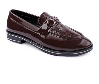 AJNIHA Stylish/Attractive/Comfortable Loafers For Men(Brown , 7)