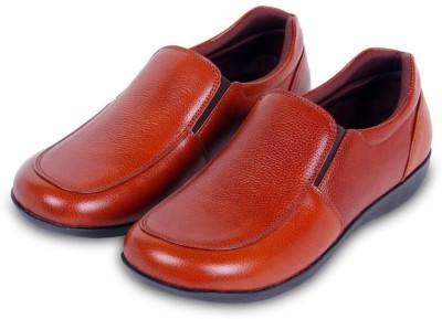 M.V. DIABETES HEALTHCARE Special Diabetic Shoes Cut, Ortho Care & Orthopedic Men's Shoe Extra Soft Slip On For Men(Brown)