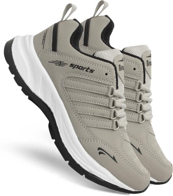 BRUTON Lite Casual Shoes Sneakers For Men(Grey)