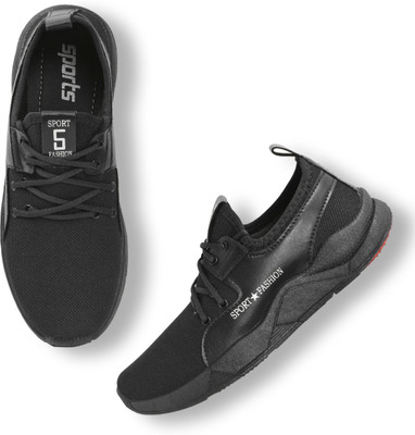 Elevarse Sports Shoes,Running Shoes,Walking Shoes,Training Shoes For Men Training & Gym Shoes For Men(Black , 7)
