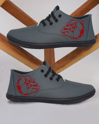 KANEGGYE CASUALS FOR MEN & KIDS Casuals For Men(Grey, Red , 8)