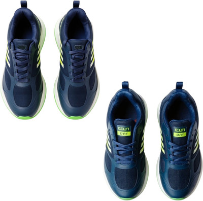 Plama Stylish Casual Shoes for Men – Perfect for Daily Wear Casuals For Men(Navy, Green , 9)