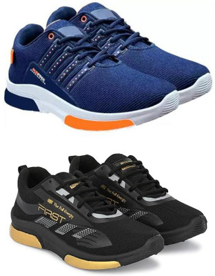 ELASA TY-RUNFREE BLUE_FIRST BLACK Outdoors For Men(Blue , 9)