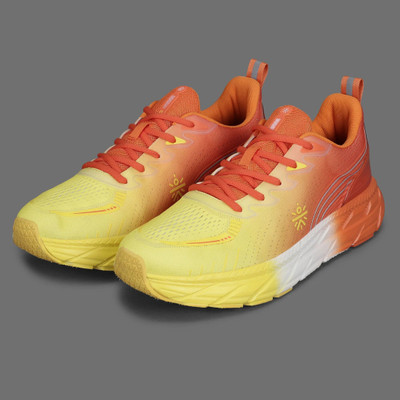 Cult Raptor Casual Shoes Enhanced Cushioning Enhanced Grip Lightweight High Traction Casuals For Men(Yellow, Orange , 10)