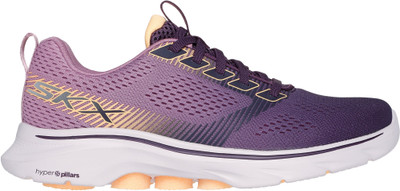 Skechers GO WALK 7 Walking Shoes For Women(Purple , 4)