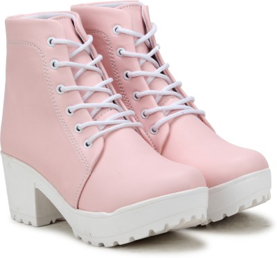COMMANDER Boots For Women(Pink)