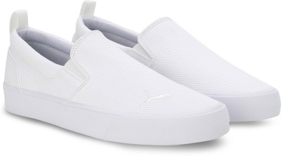 PUMA Bari Slip On Comfort Slip On Sneakers For Women(White)
