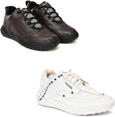 Hida Wrestling Shoes For Men(Brown, White , 7)