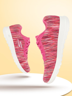 Skechers Go Walk Joy-Invite Walking Shoes For Women(Pink , 3)