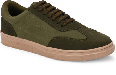 Roadster Casual Sneakers For Men(Olive , 10)
