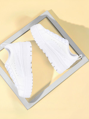 PUMA Mayze Wedge Sneakers For Women(White , 7)