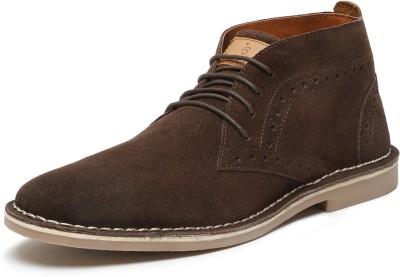 LOUIS STITCH Premium Suede Leather Brown Chukka Style Desert Ankle Boots for Men - UK 10 Boots For Men(Brown)