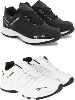 DRACKFOOT Casuals For Men(Black, White , 8)