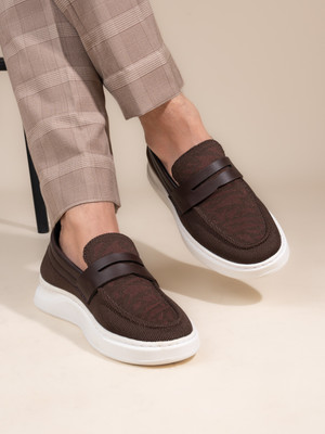 Mast & Harbour Mast & Harbour Men Brown Loafers Loafers For Men(Brown , 10)