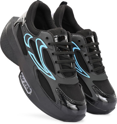 CROWN Versatile Casual Shoes for Men – Smart, Sleek & Comfortable Casuals For Men(Blue, Black , 9)