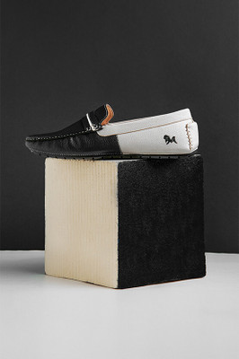 Neemans Color Block Loafers For Men(Black , 10)
