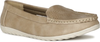 Bata CLOVER Mocassin For Women(Beige , 3)