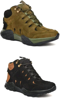 Zypso Stylish Footwear for Men Casuals For Men(Green, Black , 7)