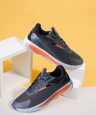 HRX by Hrithik Roshan Velocity Running Shoes For Men(Grey , 9)