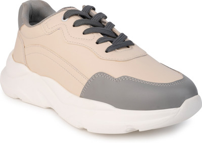 Roadster Casual Sneakers For Women(Beige , 6)