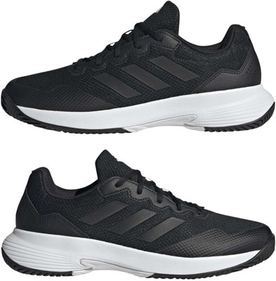 ADIDAS Tennis Shoes For Men(Black , 7.5)