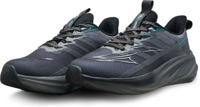 asian Quantum-09 Gym,Sports,Walking,Stylsih with Extra Comfort Running Shoes For Men(Black , 9)