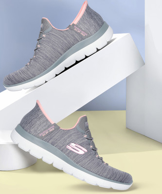 Skechers Sk Womens SUMMITS-EVERYDAY SET Navy Aqua Casual Sneakers Sneakers For Women(Grey , 4)