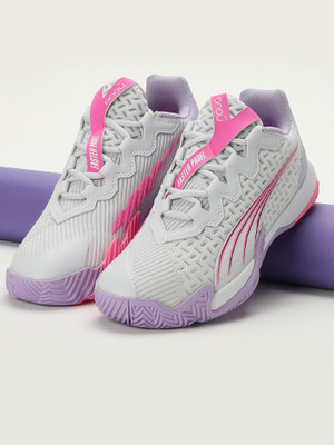 PUMA NOVA Elite Tennis Shoes For Women(Grey , 3)