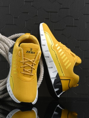 ZebX Sneakers For Men(Yellow)