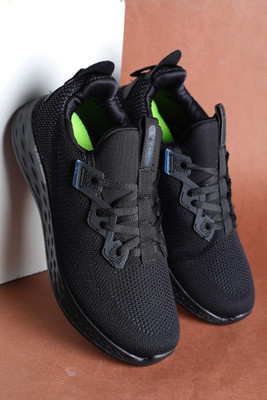 Abros Running Shoes For Men(Black , 9)