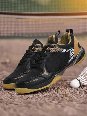 LIBERTY FREEDOM PLUTO-1 Sports Non-Marking Paddle/Pickleball & Badminton Shoes For Men(Black , 9)