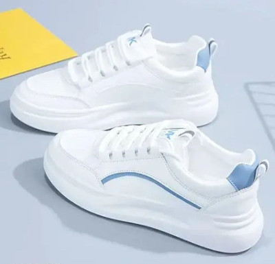 BUCADIA Blue Stylish Casual Sneakers For Women(Blue , 6)