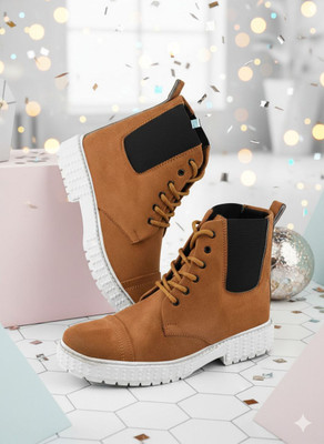 Real Bliss Classic Stylish Comfortable Outdoor HIGH-TOP Ankle Length Boots For Men Boots For Men(Multicolor , 10)