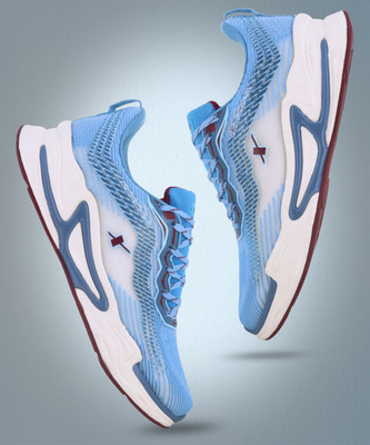 Sparx SM 904 Running Shoes For Men(Blue, Maroon , 10)