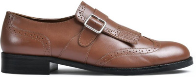 dumanera Issac Monk Strap For Men(Bronze , 11)