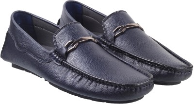 MOCHI Loafers For Men(Navy , 6)