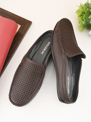 KILLER Men's SS24 3072 Brown Mules(Open Loafers) Loafers For Men(Brown , 8)